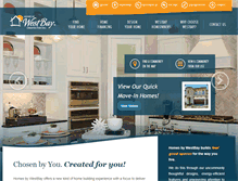 Tablet Screenshot of homesbywestbay.com